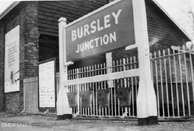 Bursley Junction sign at Bourne End