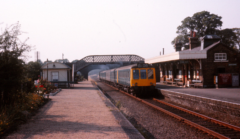 Empty Stock DMU working passes Quainton Road (Tim Edmonds)
